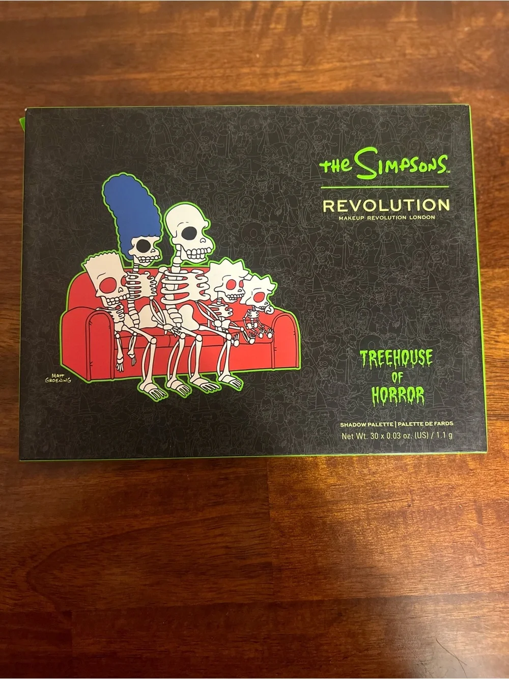 Revolution Spooktacular Shadow Palette - Black with Neon Green Accents